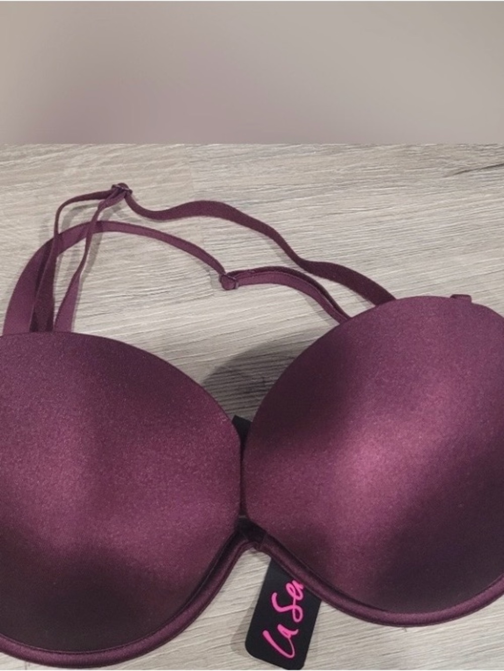NNWT La SENZA Plum Push-Up Bra - Deep Plum 36D